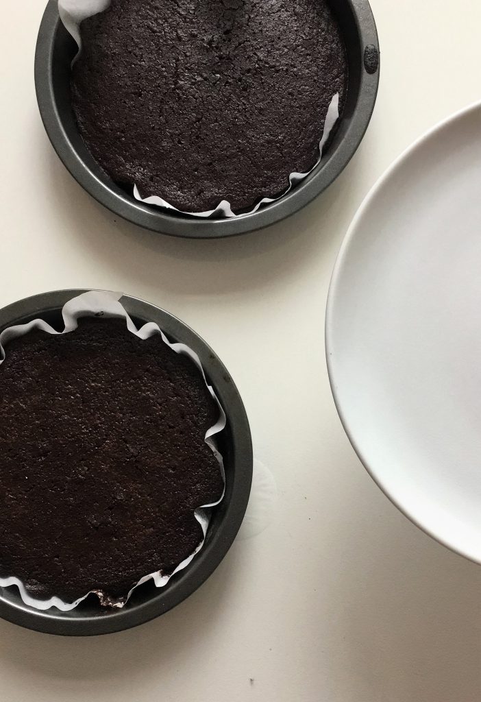 This Healthy Chocolate Hazelnut Cake is gluten free, refined sugar free, dairy free, and grain free, and Paleo. #healthycake #healthychocolatecake #glutenfree #paleocake #sugarfree 