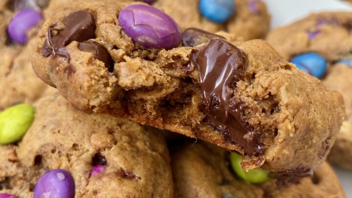 A cookie a day keeps the Cookie Monster at bay. 🍪⁠ ⁠ (Especially now that  our Grain Free Mexican Choco Cookies are available at Fresh Thyme Market, By Siete Family Foods